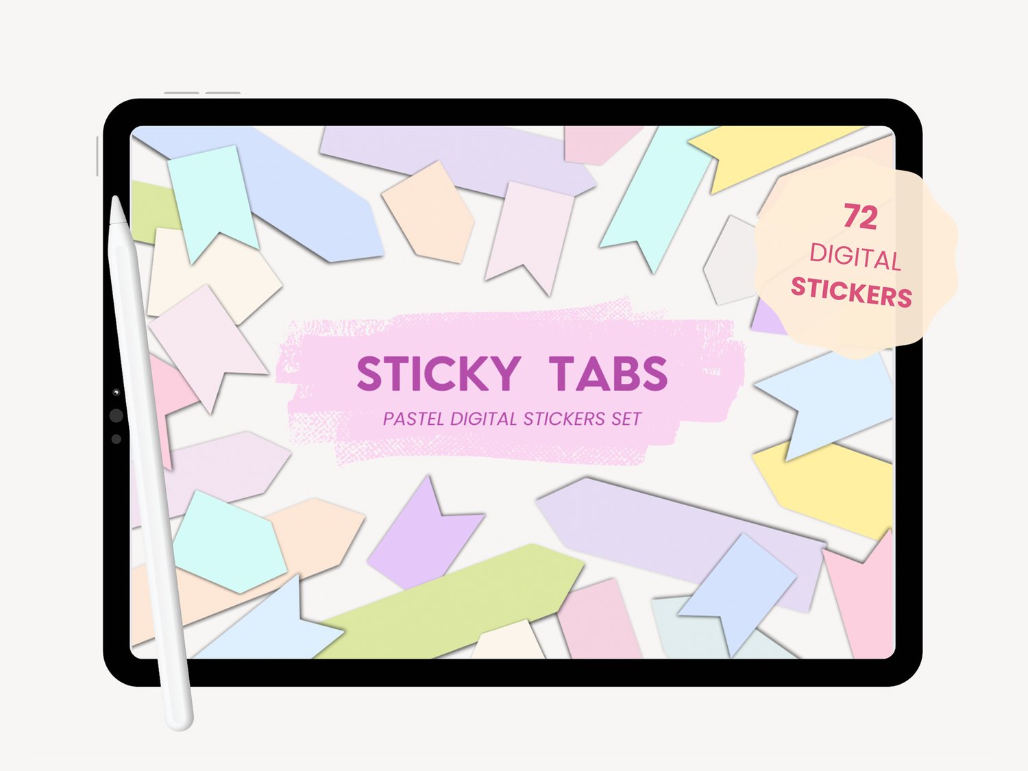 NEW Digital Sticky Tabs — 2024 Digital Planners by MADEtoPLAN